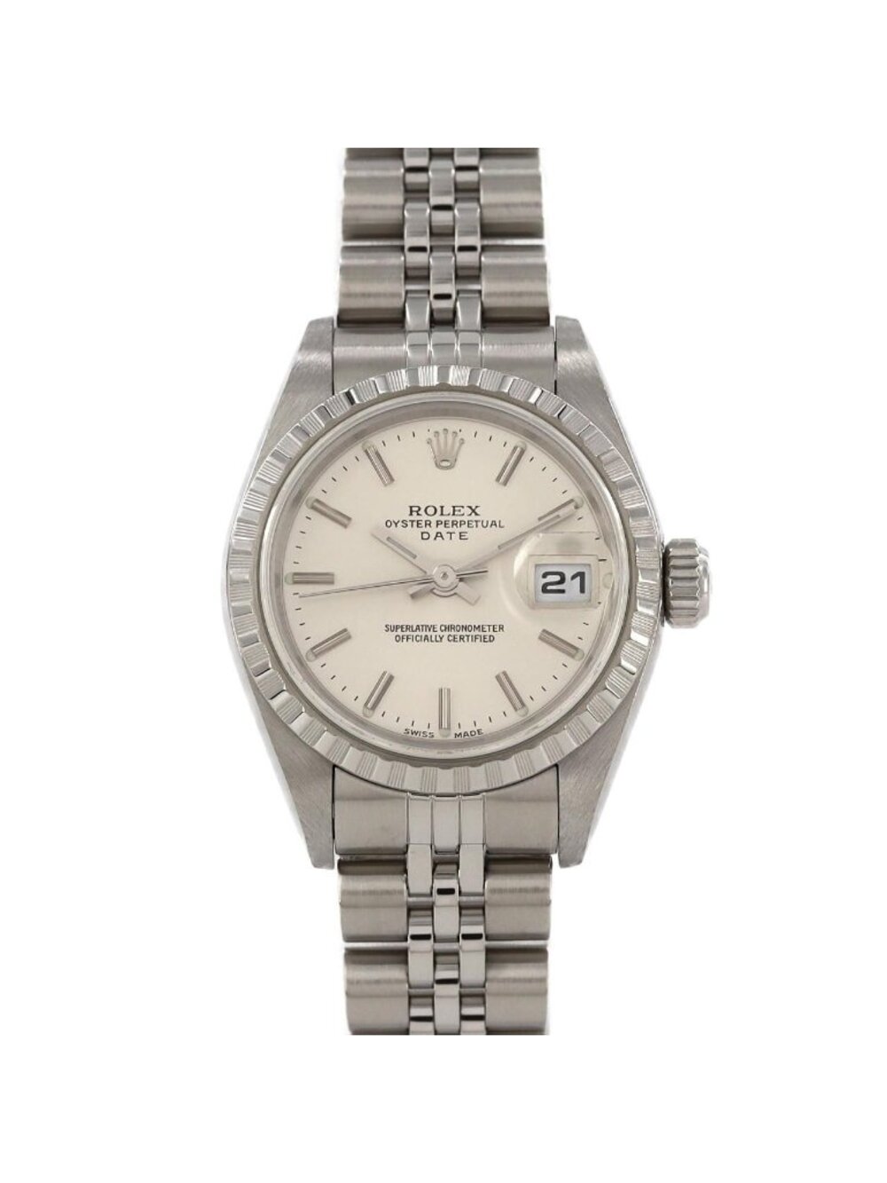 Rolex Oyster Perpetual Date 5 SS Automatic Winding P Number Watch
